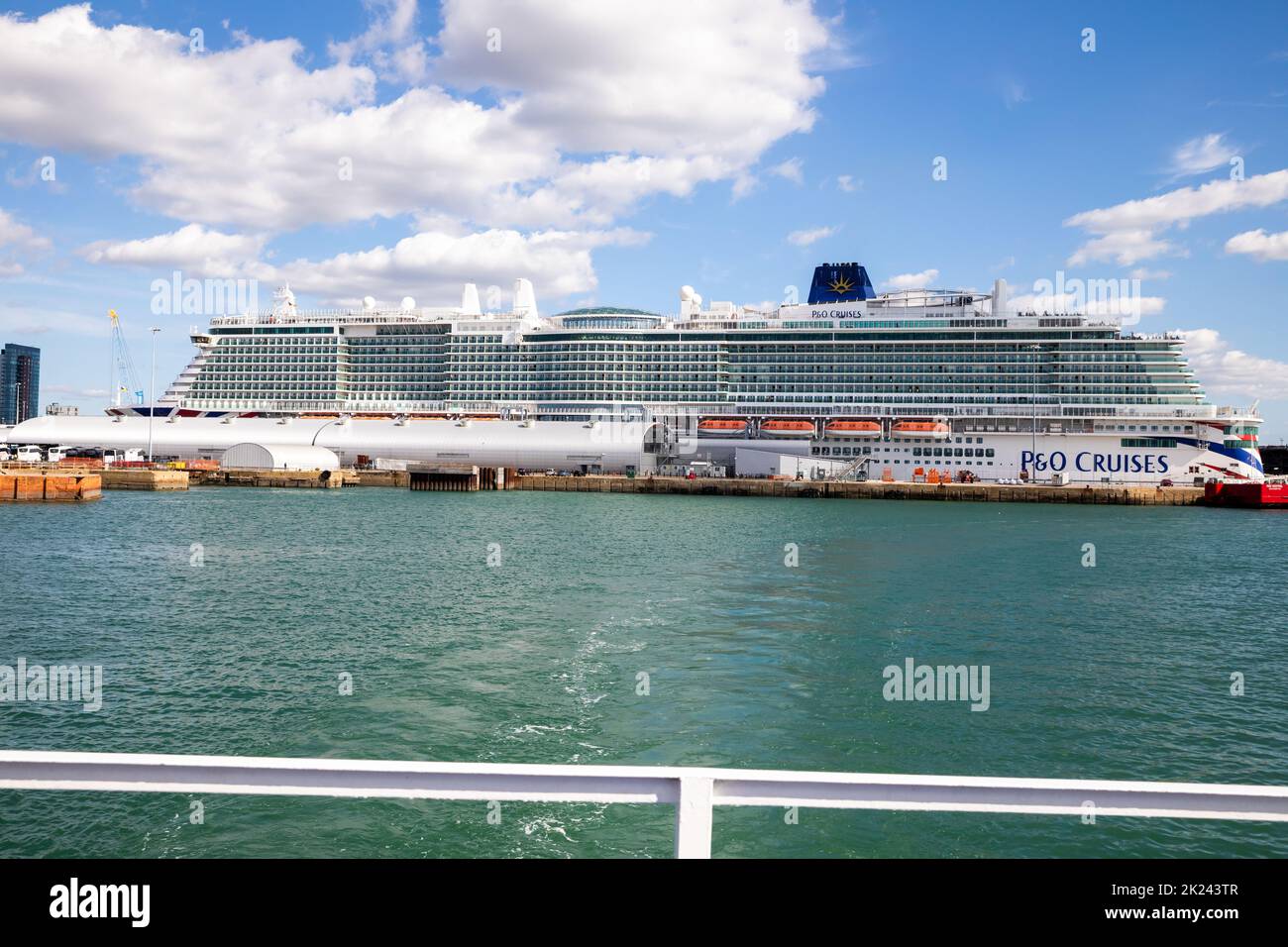 P&O cruise ship IONA docked in Southampton, UK Stock Photo