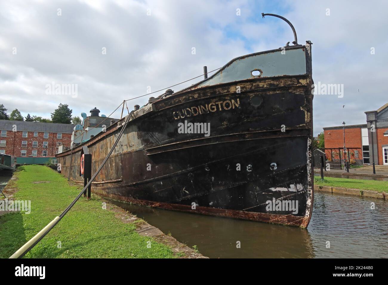 Imperial Chemical Industries, ICI Cuddington boat, built 1948 by Yarwood, W J & Sons Ltd, Northwich Stock Photo
