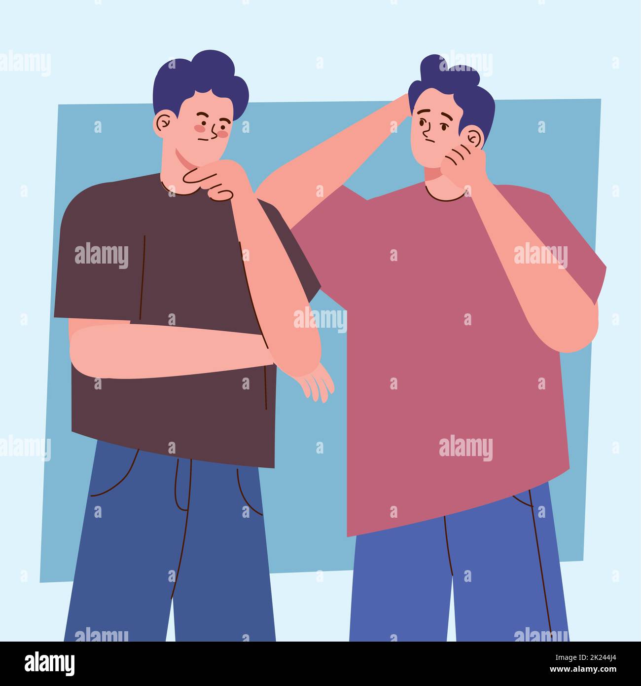 young boys persons characters Stock Vector Image & Art Alamy