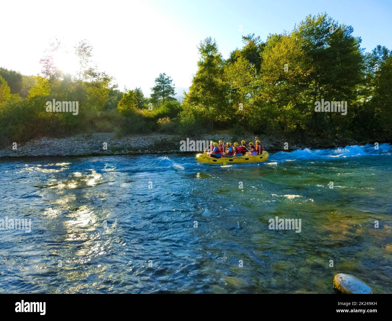 Koprulu Canyon, Antalya, Turkey - September 15, 2021: People at water ...