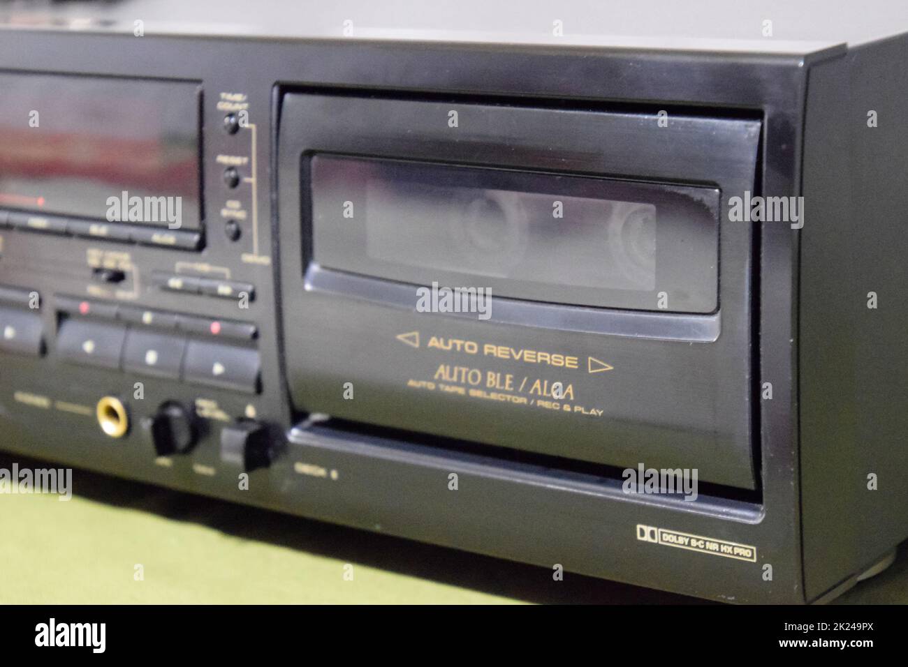 Cassette Deck Pioneer CTw505r. A cassette deck exterior Stock Photo