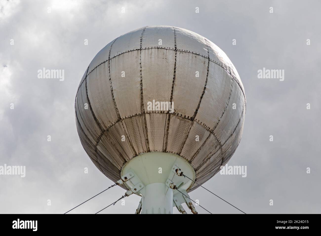 Old Water Tower Structure in Szeged Hungary Stock Photo