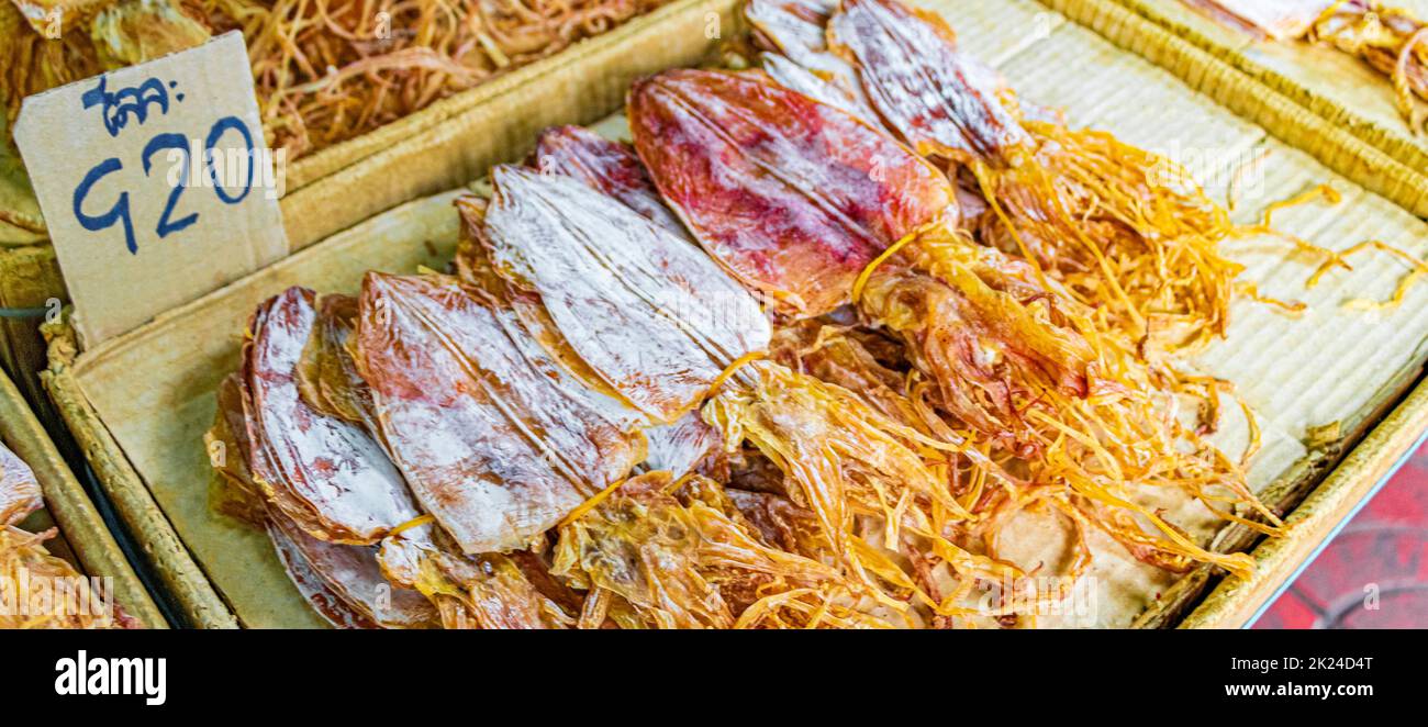 Buy dried squid from selection of seafood Thai food and Chinese cuisine