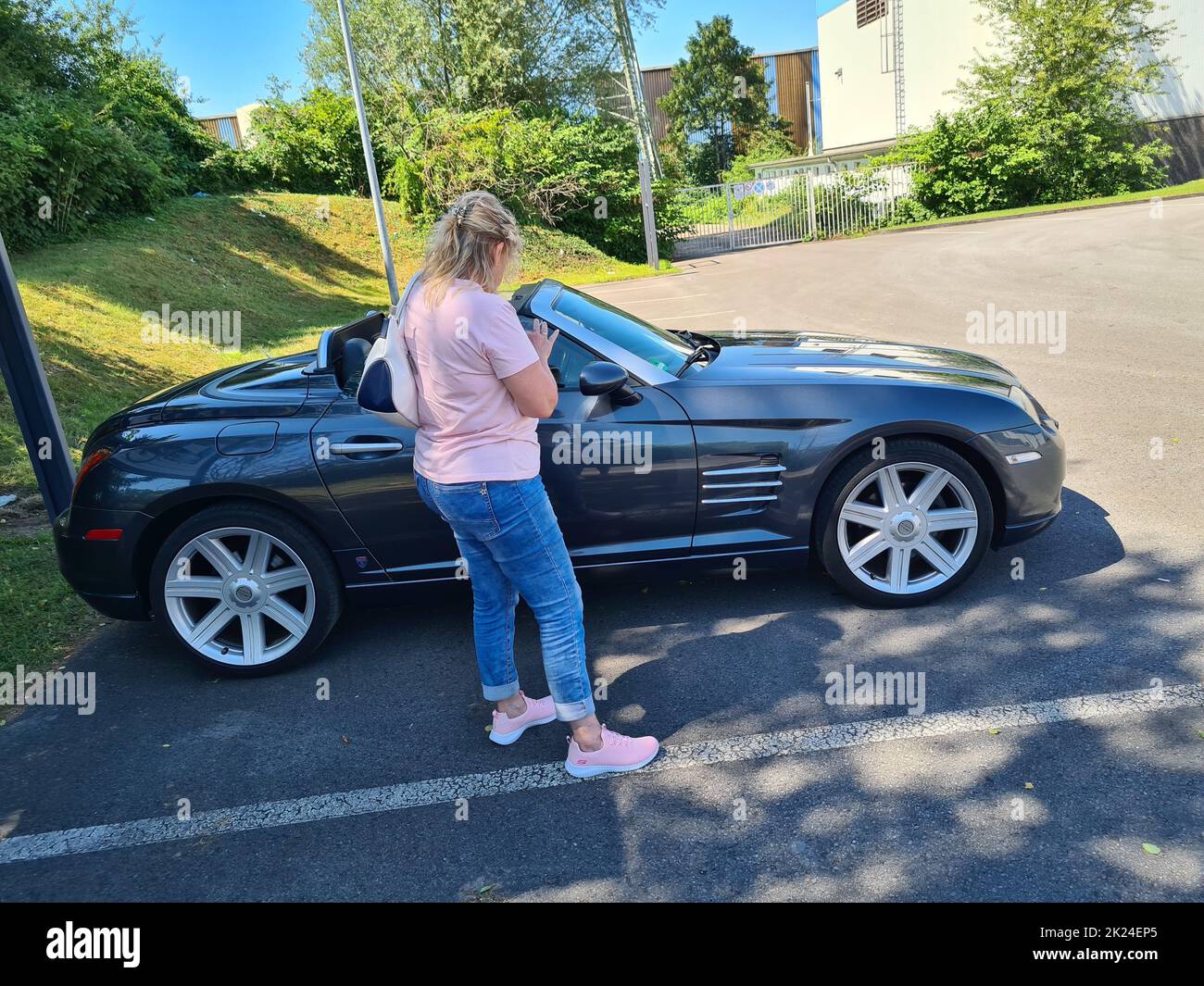 Essen, Nrw, Germany - June 26, 2020: Chrysler Crossfire luxury sports car Stock Photo
