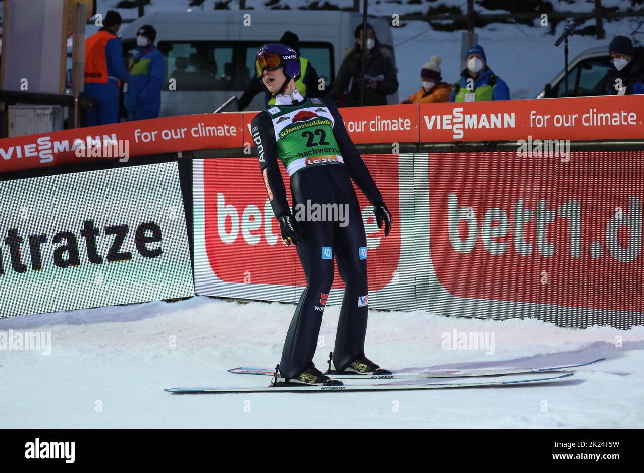 Raimund Philipp (SC Oberstdorf) beim FIS Weltcup Skispringen Titisee-Neustadt Einzel Stock Photo