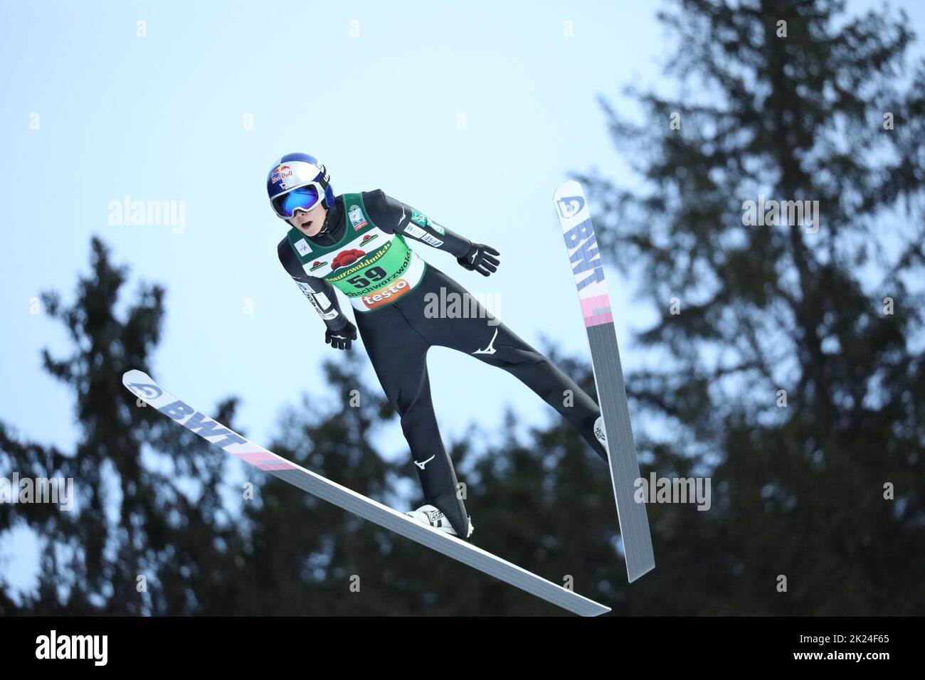 Ryoyu Kobayashi (Japan /JAP) beim FIS Weltcup Skispringen Titisee-Neustadt Einzel Stock Photo