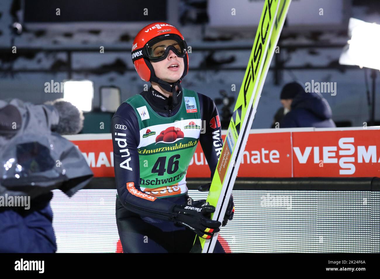 Constantin Schmid (WSV Oberaudorf) beim FIS Weltcup Skispringen Titisee-Neustadt Einzel Stock Photo