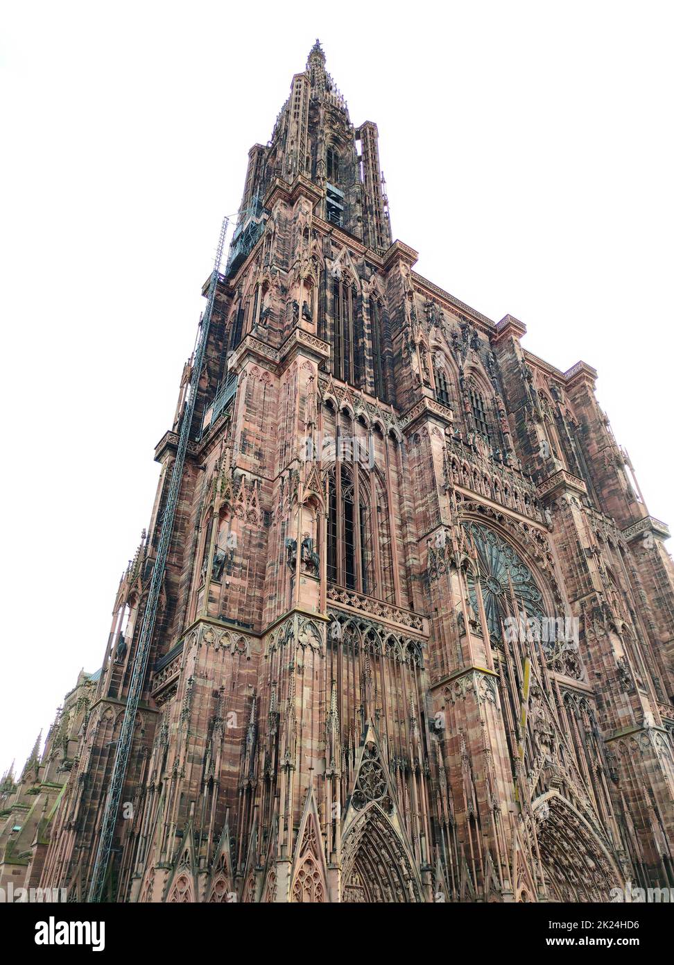 Cathedral of Our Lady or Cathedrale Notre-Dame de Strasbourg, Cathedrale de Strasbourg, Strasbourg Minster in Strasbourg, France. The Roman Catholic c Stock Photo