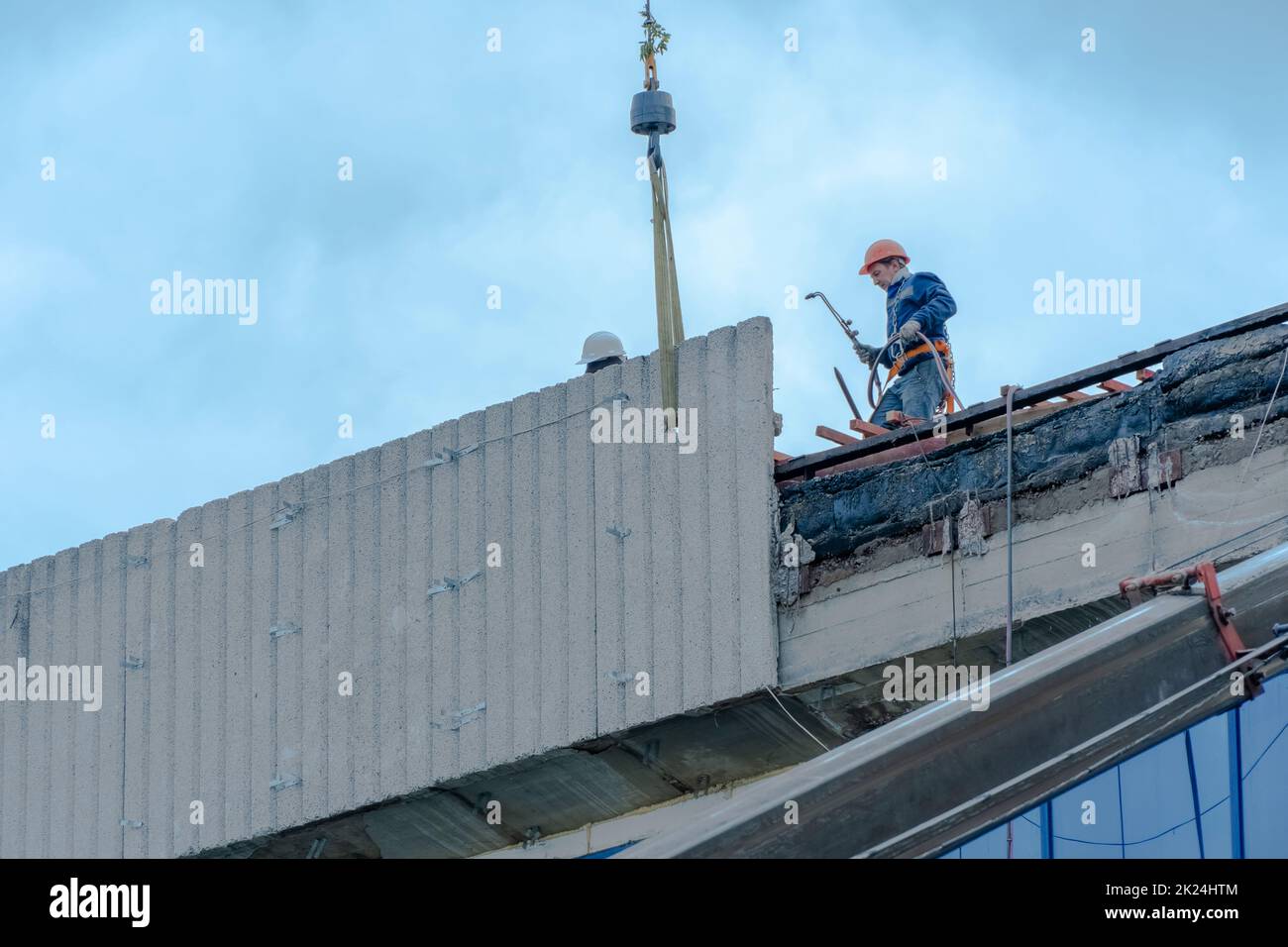 Moscow,Russia,05,10,2021Restoration,reconstruction and repair of the