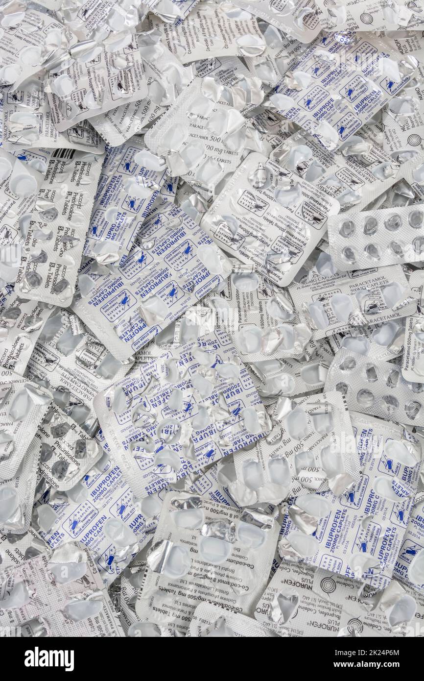 Taking otc painkillers hi res stock photography and images alamy