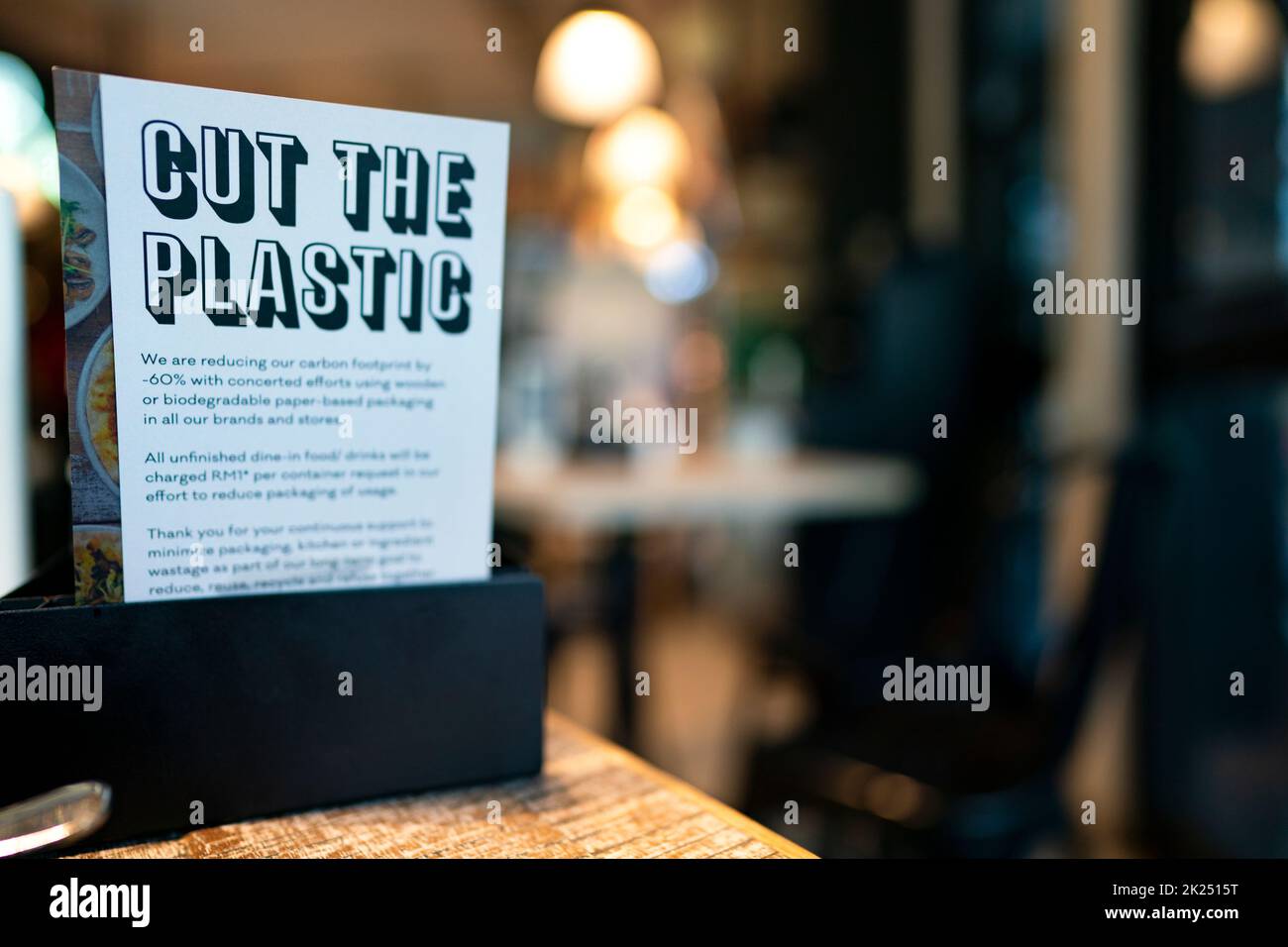 STOP USING PLASTIC STRAW Stock Photo Alamy