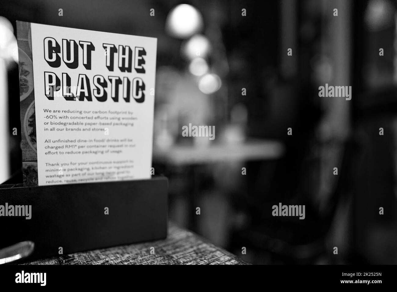 Stop Using Plastic Straw Stock Photo Alamy