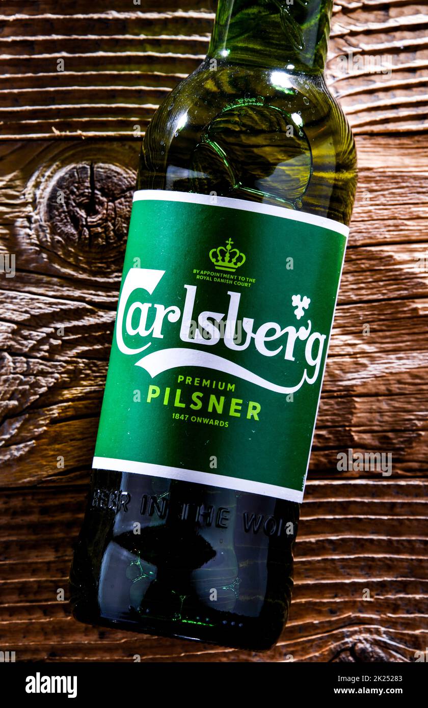 Carlsberg beer bottle hi res stock photography and images Page 2