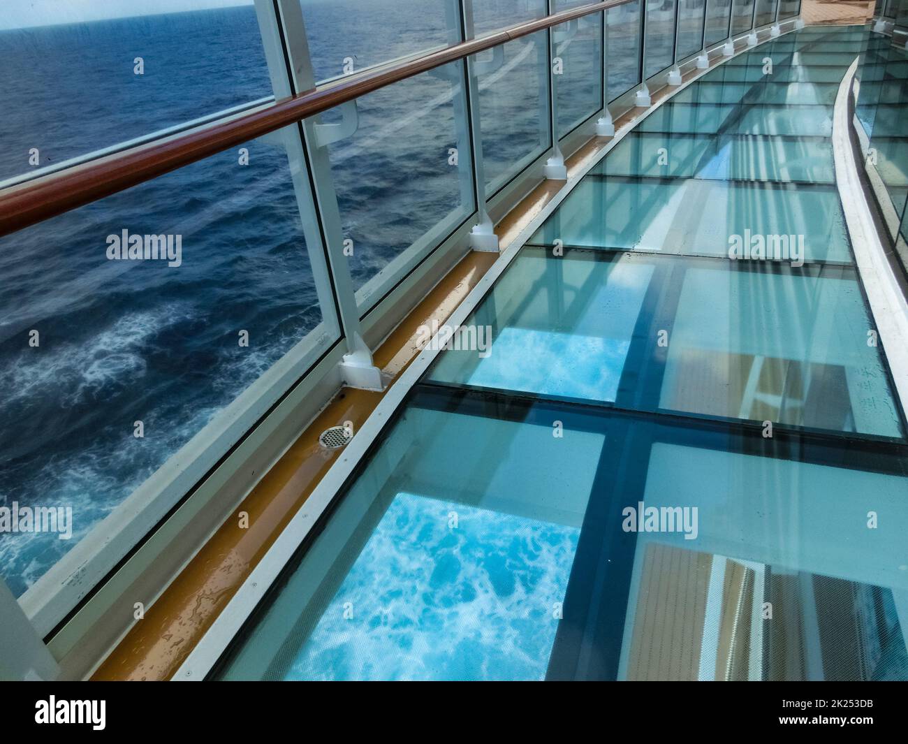 Luxury Cruise Ship Deck at sunny day Stock Photo - Alamy
