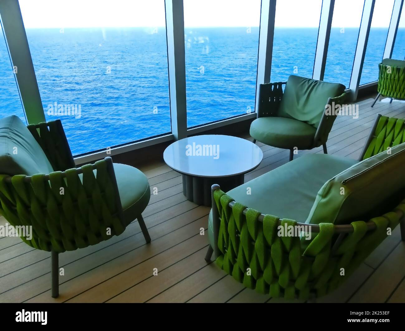 Luxury Cruise Ship Deck at sunny day Stock Photo - Alamy