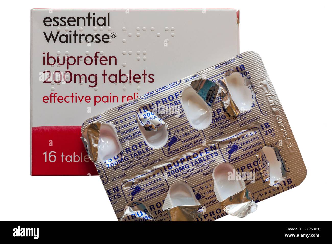 essential Waitrose ibuprofen 200mg tablets effective pain relief