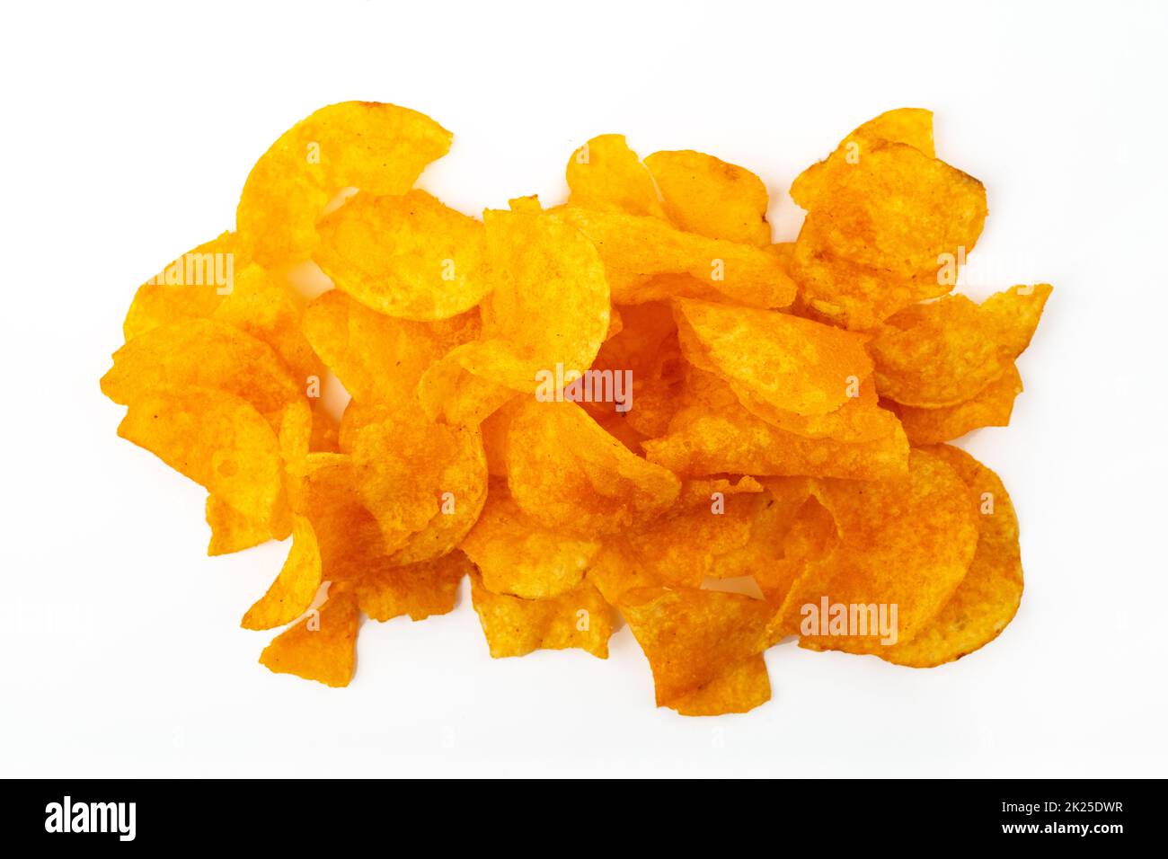 Crunchy Potato Chips Stock Photo