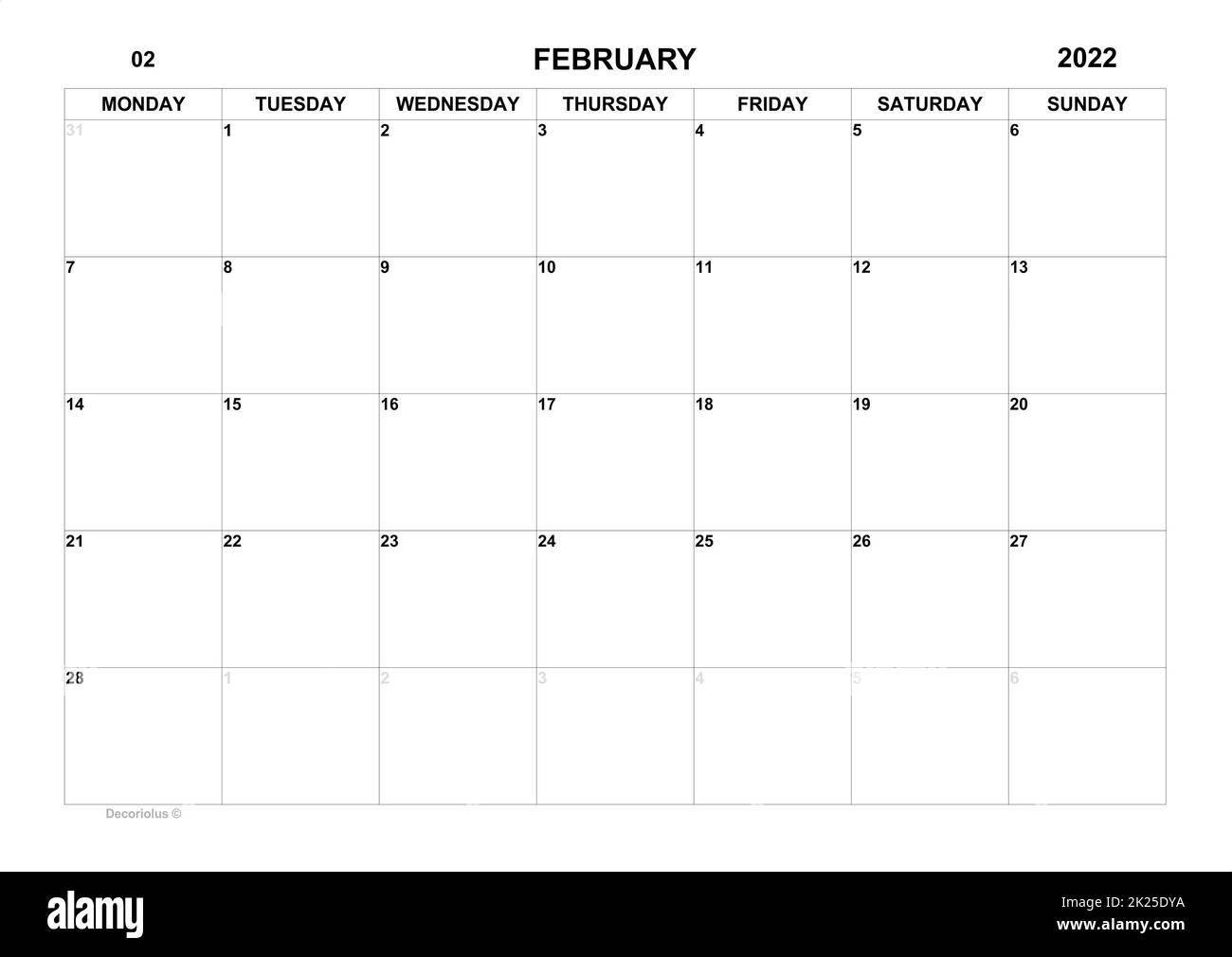 Calendar for april Black and White Stock Photos & Images - Alamy