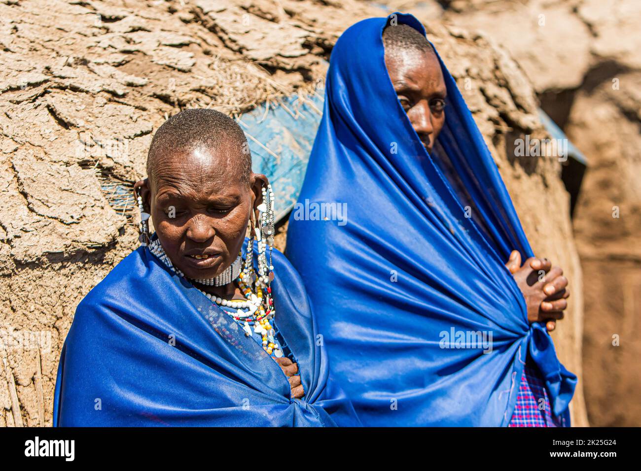 Ngorongoro Conservation Area, Tanzania - 7 November 2017: portrait of ...