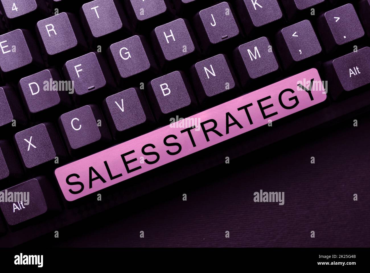 Handwriting text Sales Strategy. Business approach Plan for reaching and selling to your target market Marketing Editing And Retyping Report Spelling Errors, Typing Online Shop Inventory Stock Photo