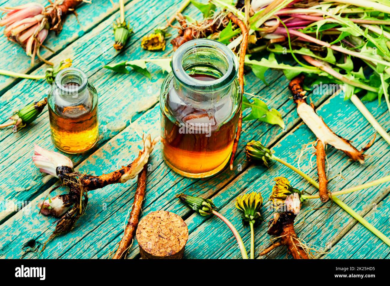 Healing herbs in herbal medicine Stock Photo Alamy