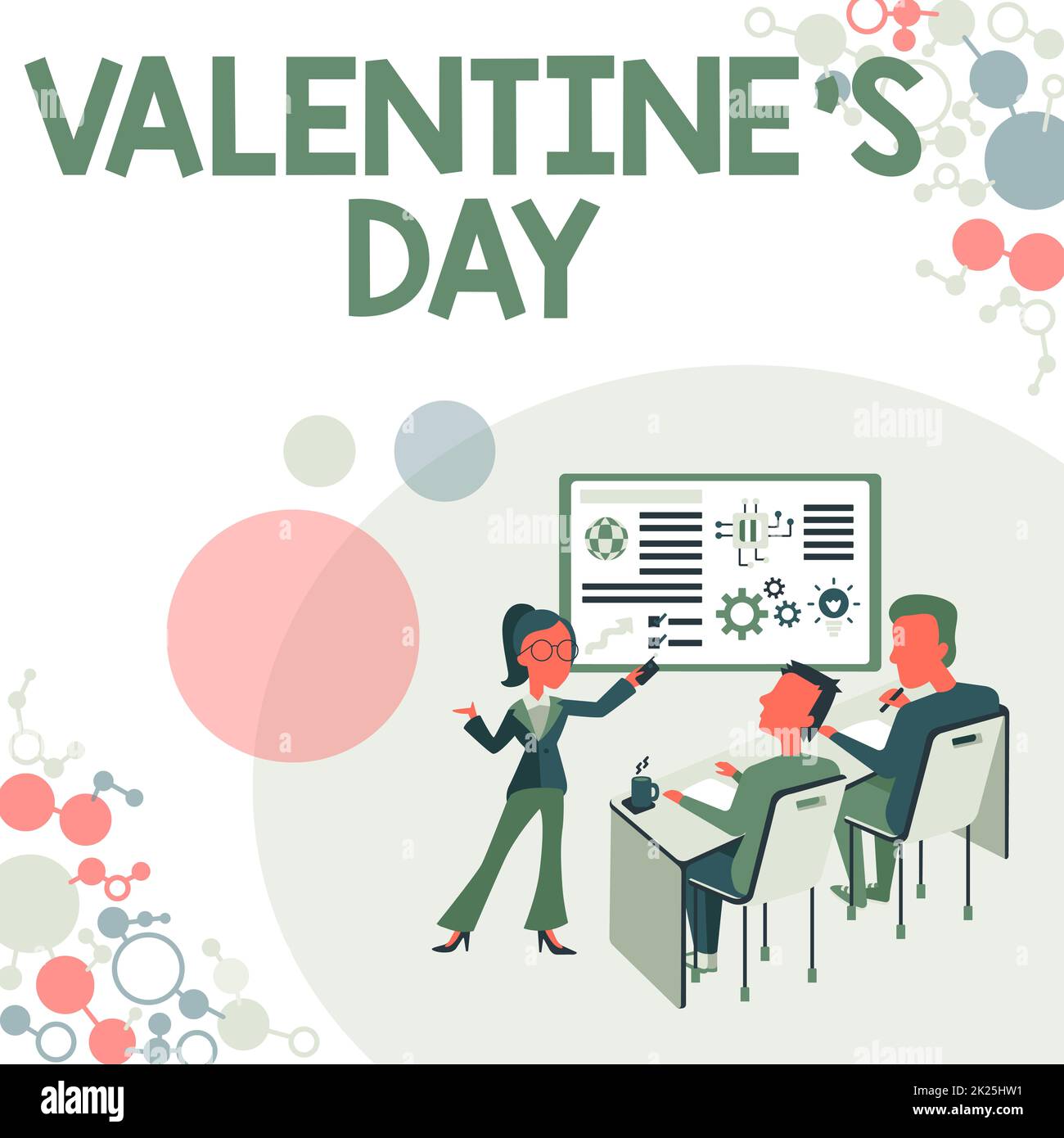 Text caption presenting Valentine S Day. Business idea time when showing show feelings of love and affection Presenting Project Report Concept, Reporting Business Status Stock Photo