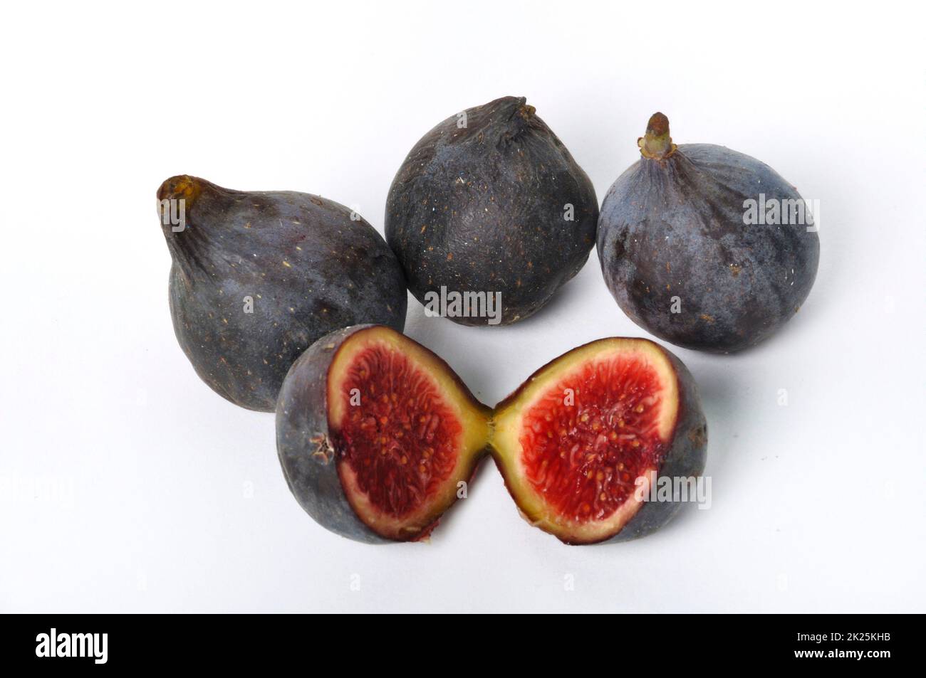 Spanish figs on a white background Stock Photo Alamy