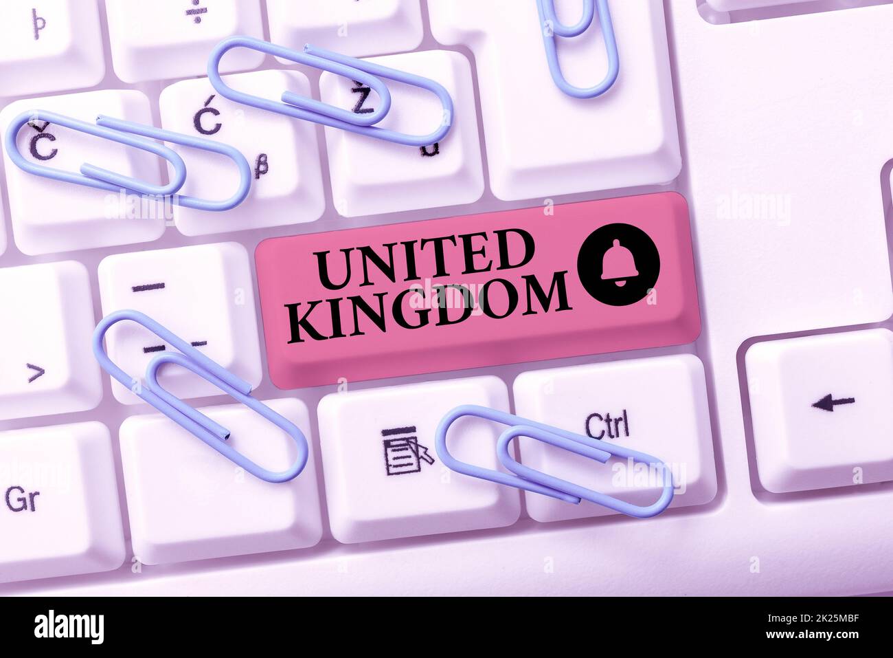 Hand writing sign United Kingdom - Hand Writing Sign United Kingdom Internet Concept Island Country Located Off The Northwestern Coast Of Europe Abstract Typing Presentation Message Retyping New Email Password 2K25MBF 