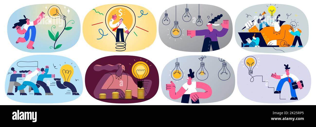 Brainstorm businesspeople Cut Out Stock Images & Pictures - Alamy