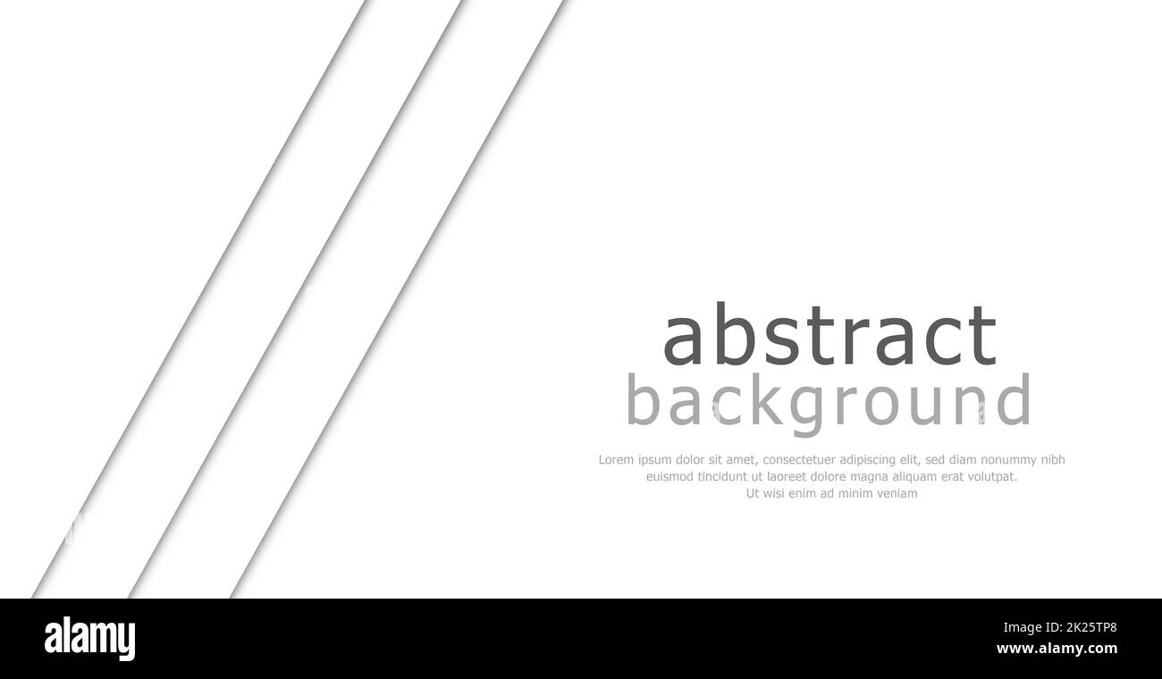 Panoramic white abstract background with place for text - Vector Stock Photo
