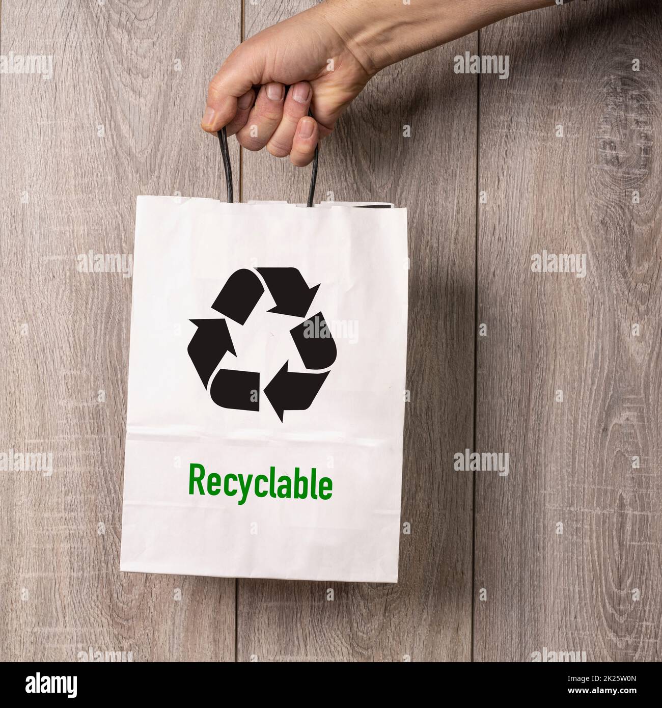 Use a reusable and recyclable bag Stock Photo Alamy