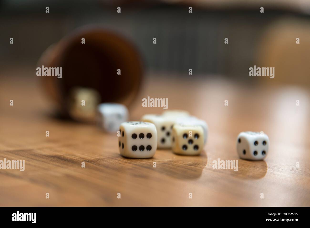 cubes - gambling Stock Photo