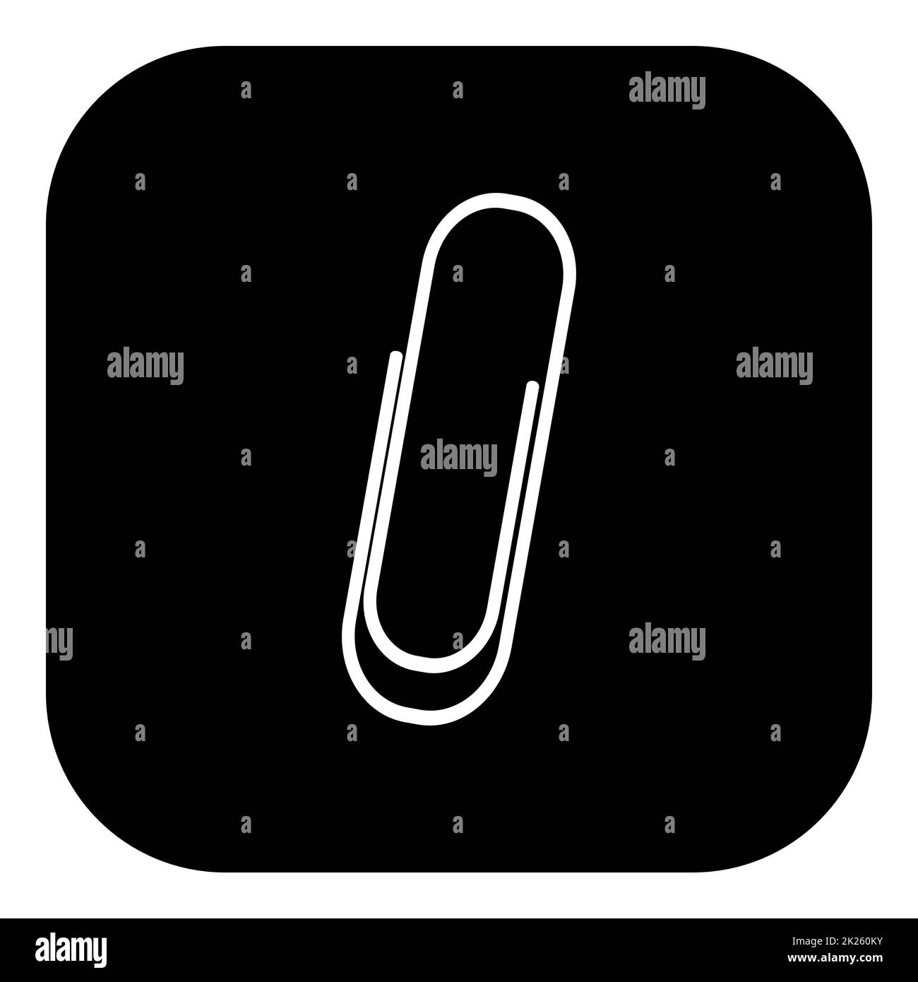 Paper clip and app icon Stock Photo Alamy