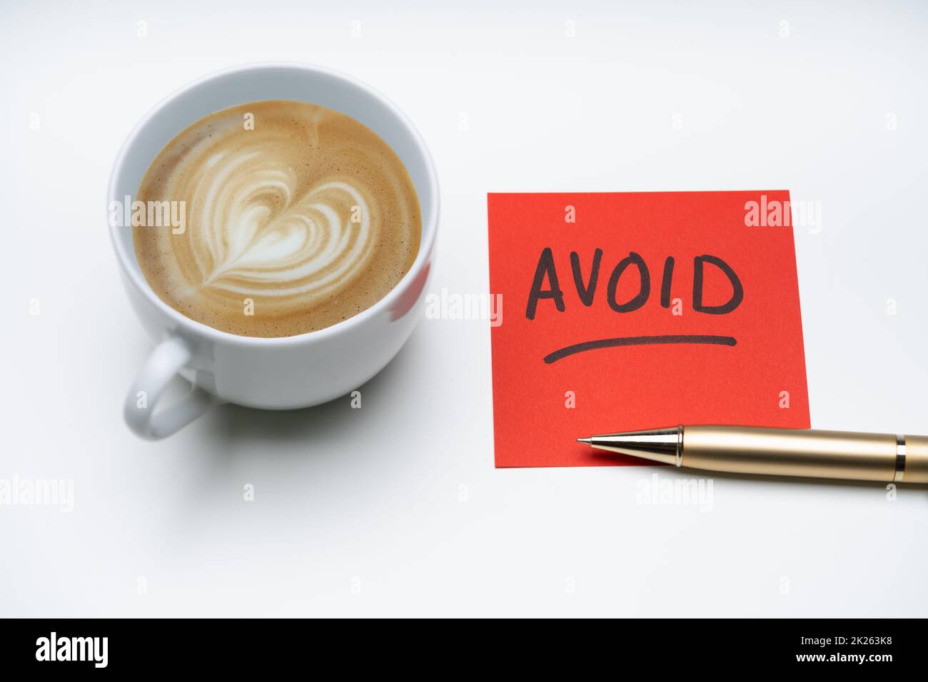 Avoid And Reject Coffee Drink Stock Photo Alamy