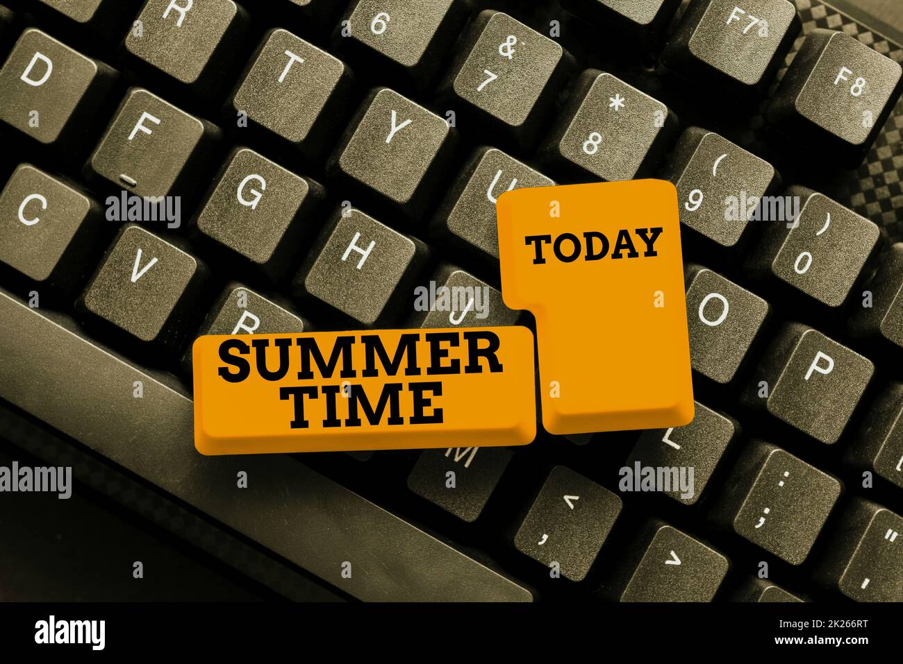 Inspiration showing sign Summer Time. Internet Concept the hottest season of the year characterized by short nights Connecting With Online Friends, Making Acquaintances On The Internet Stock Photo