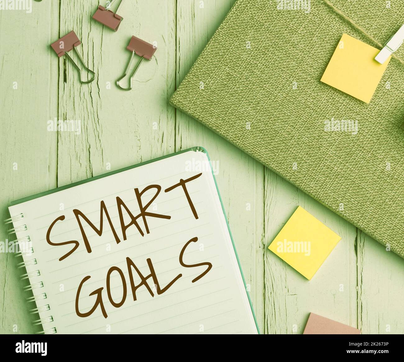 Sign displaying Smart Goals. Conceptual photo mnemonic used as a basis