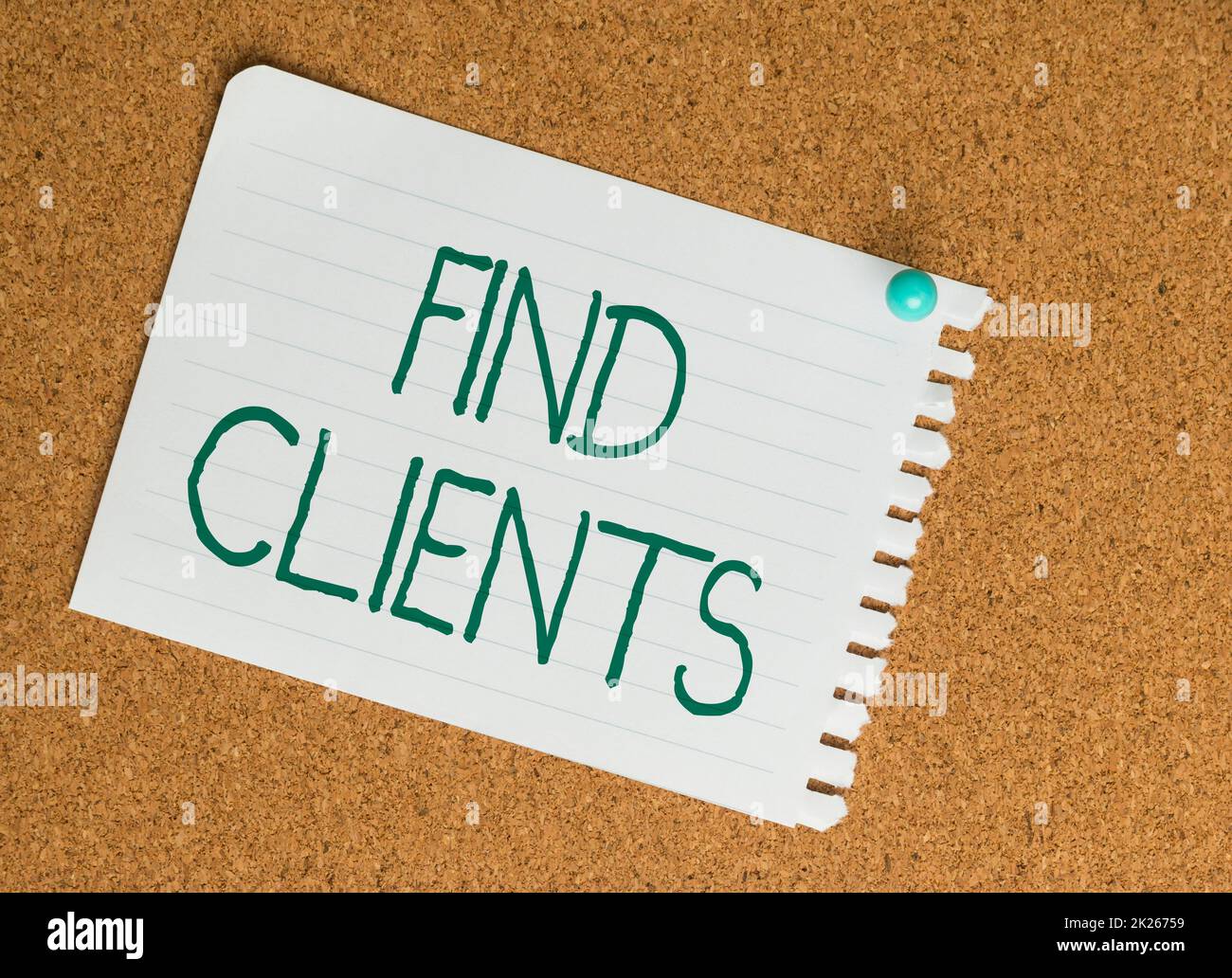 Writing displaying text Find Clients. Word Written on finding prospective customers to buy you goods or services Flashy School Office Supplies, Teaching Learning Collections, Writing Tools Stock Photo