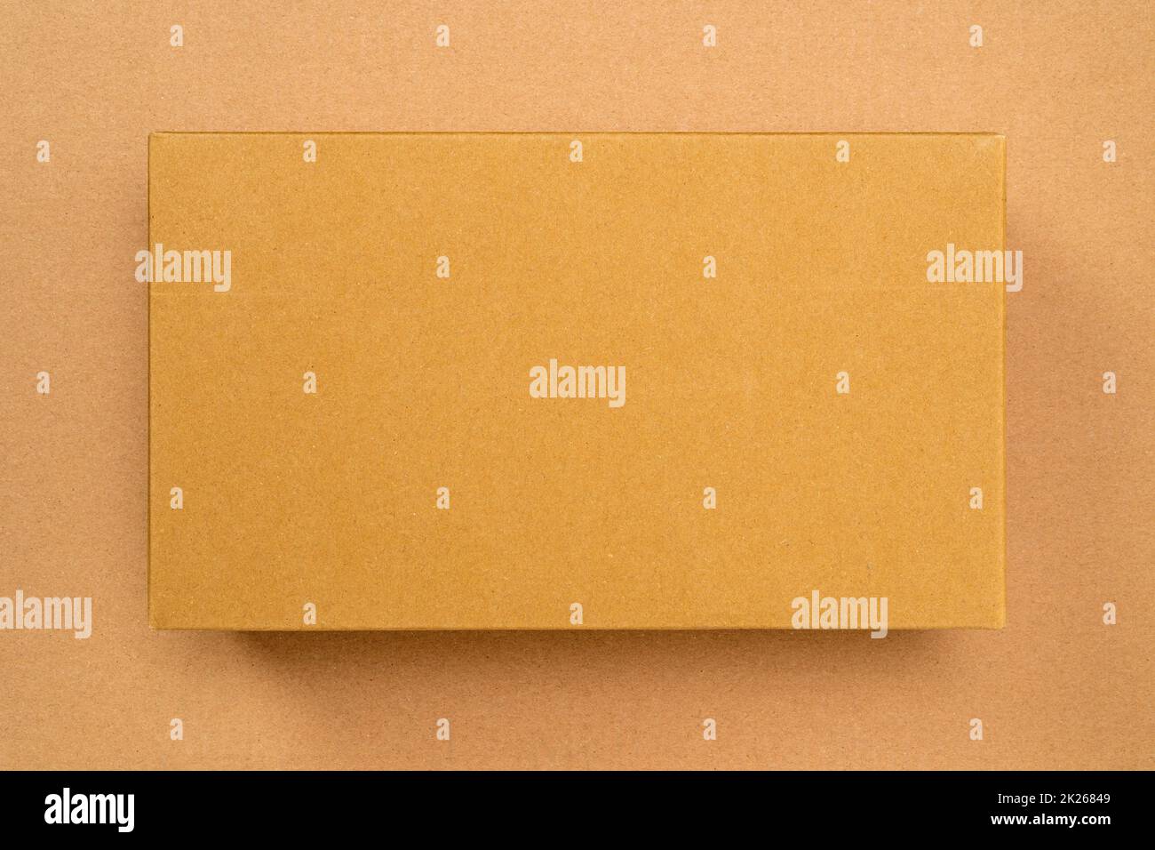 Cardboard brown box Stock Photo