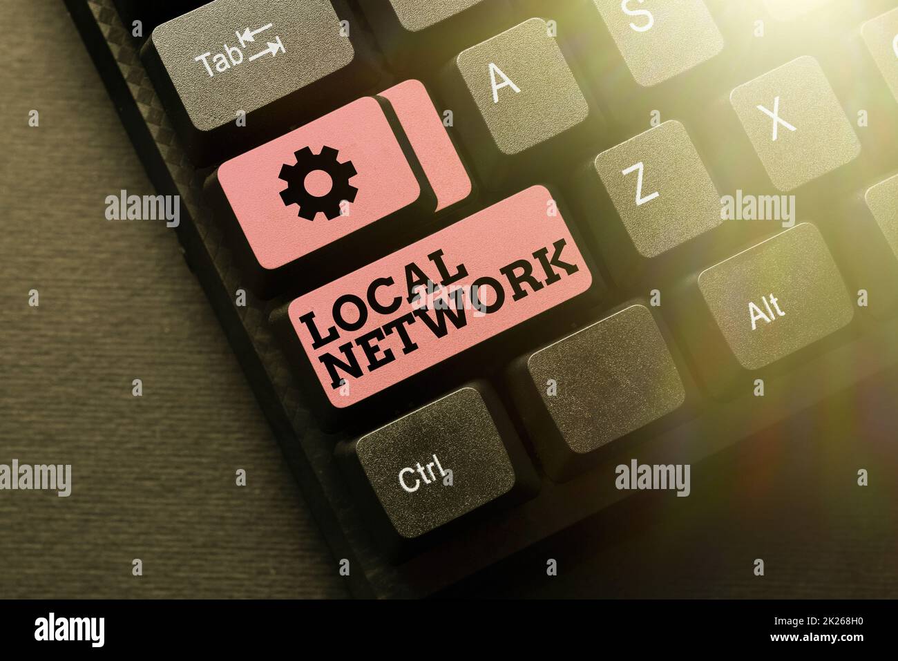 Conceptual caption Local Network. Business approach Intranet LAN Radio Waves DSL Boradband Switch Connection Editing And Retyping Report Spelling Errors, Typing Online Shop Inventory Stock Photo