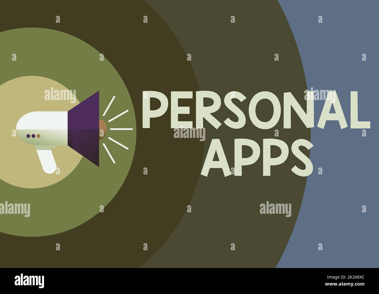 Writing Megaphone Writing displaying text Personal Apps. Business approach Organizer ...