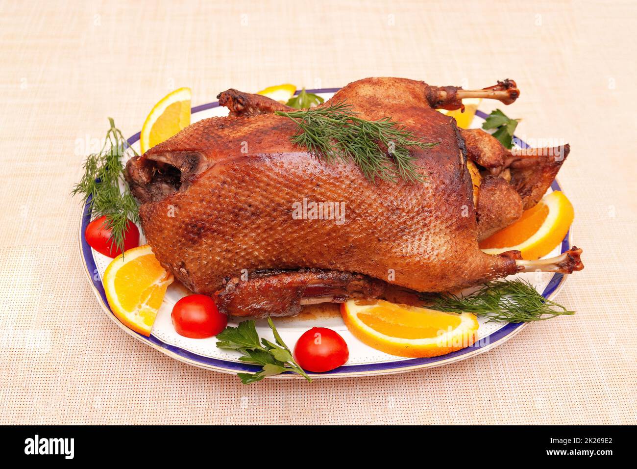 Roast duck dinner hi-res stock photography and images - Alamy