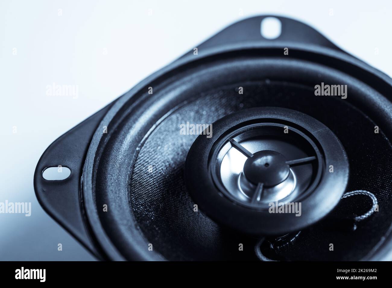 New car audio speaker Stock Photo Alamy
