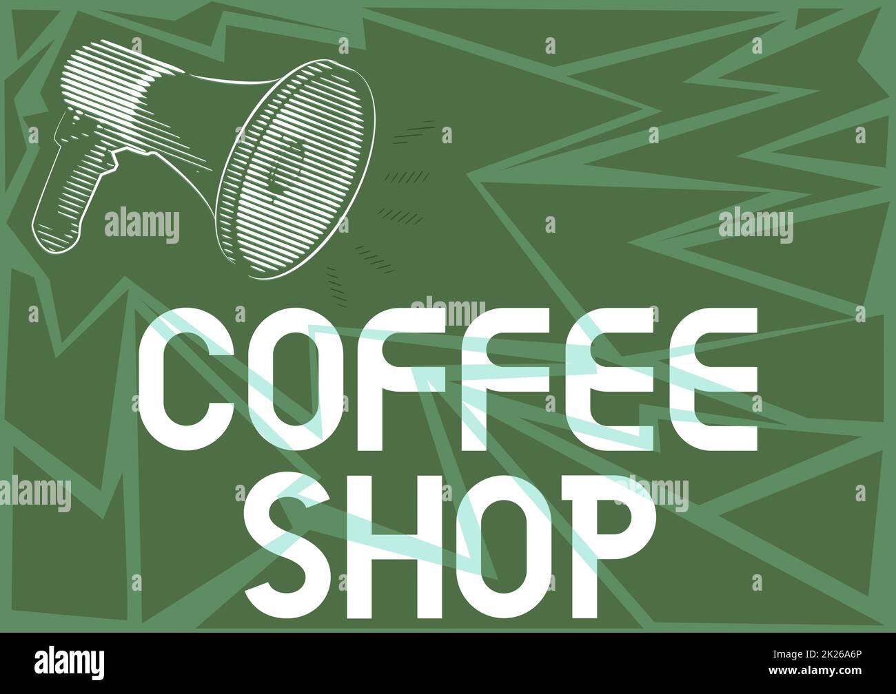 Conceptual display Coffee Shop. Business showcase a restaurant that