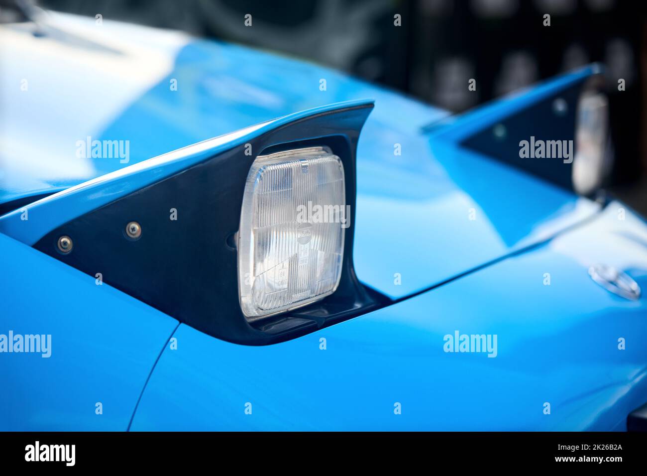 Berlin August 2022 Toyota MR2 Hidden headlamps, popup headlamps