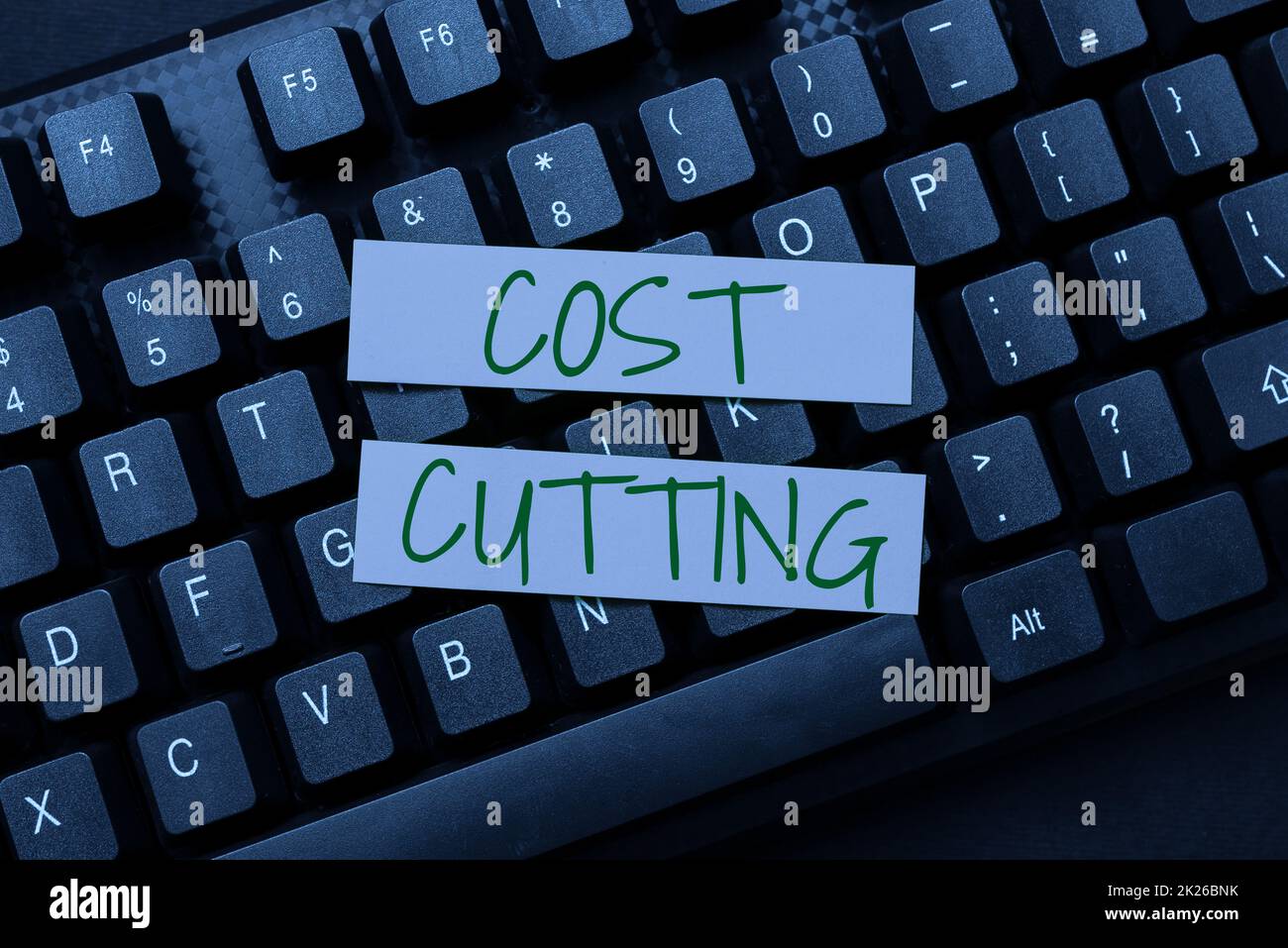 Sign displaying Cost Cutting. Word for Measures implemented to reduced