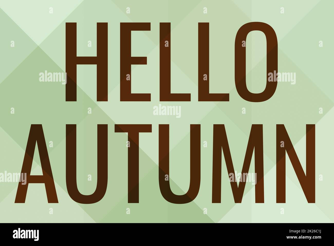 Text showing inspiration Hello Autumn. Concept meaning that weather