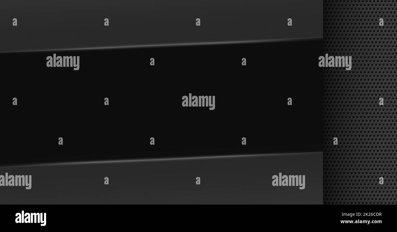 Abstract dark black textured panoramic background - Vector Stock Photo ...