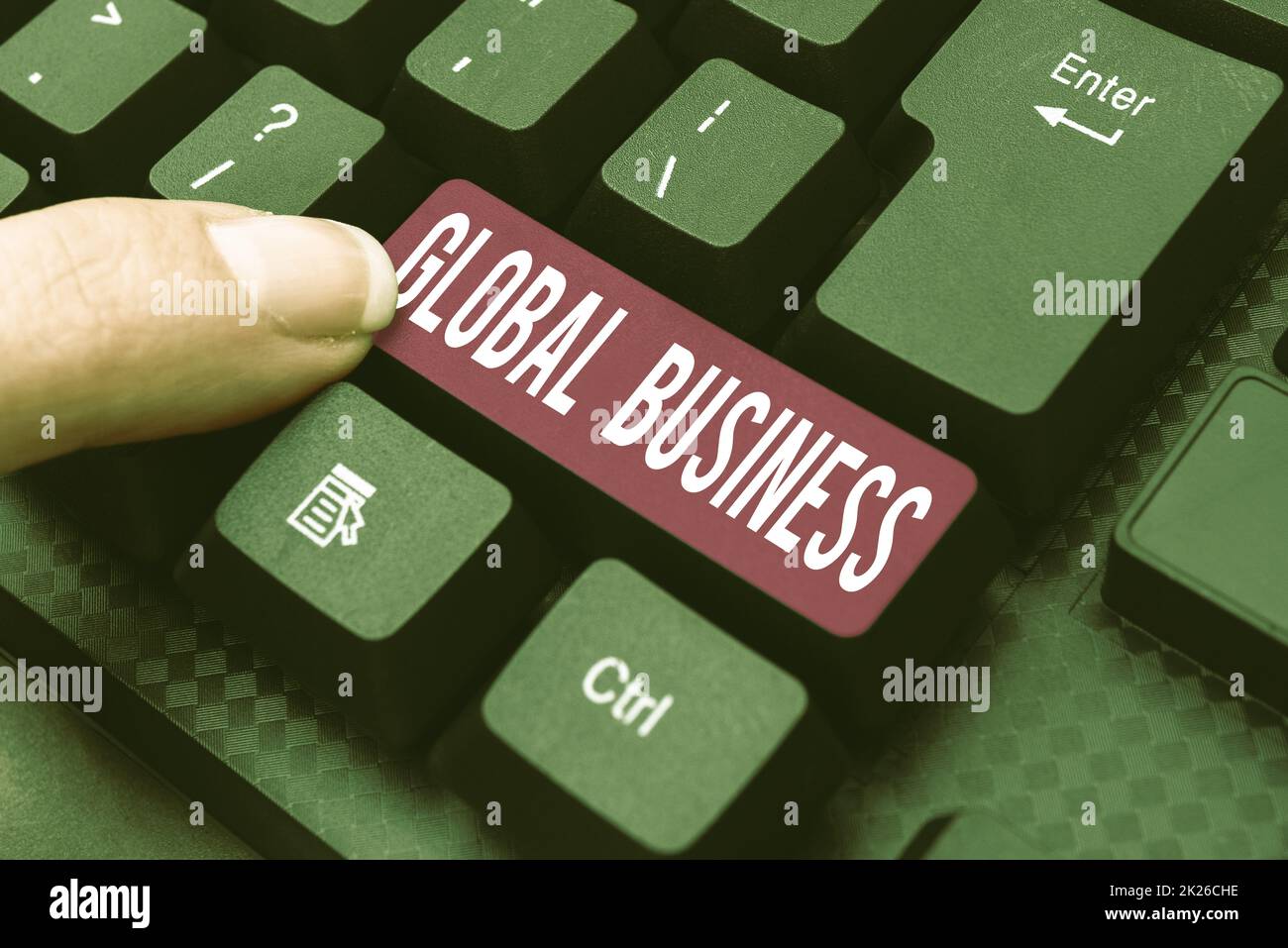 Handwriting text Global Business. Conceptual photo Trade and business system a company doing across the world Editing Website Program Codes, Learning New Programming Language Stock Photo