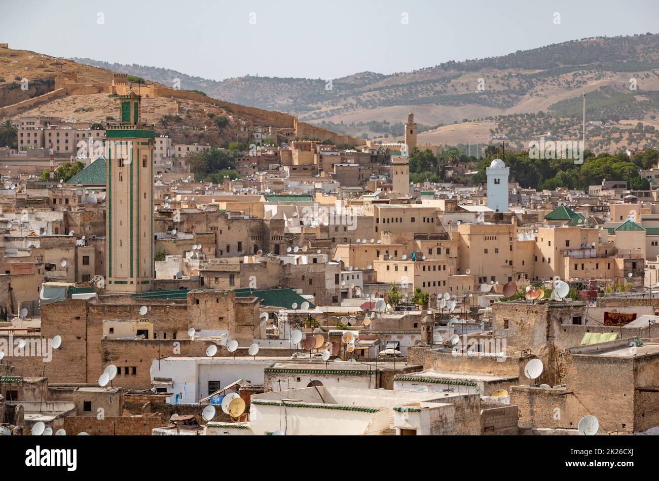 Fes el Bali Rooftops Stock Photo - Alamy