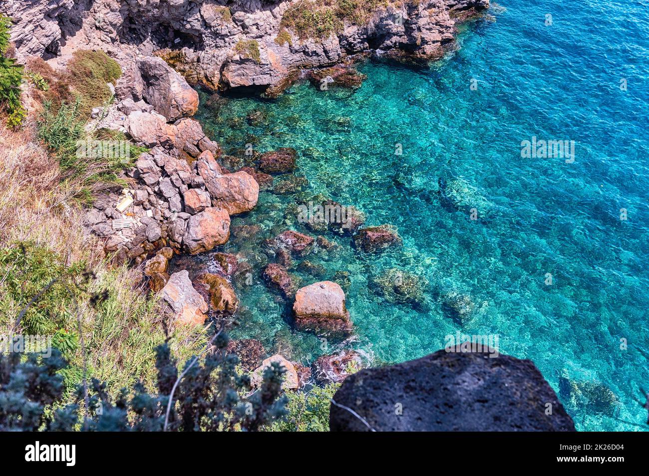 The scenic waterfront of Lipari, Aeolian Islands, Italy Stock Photo Alamy